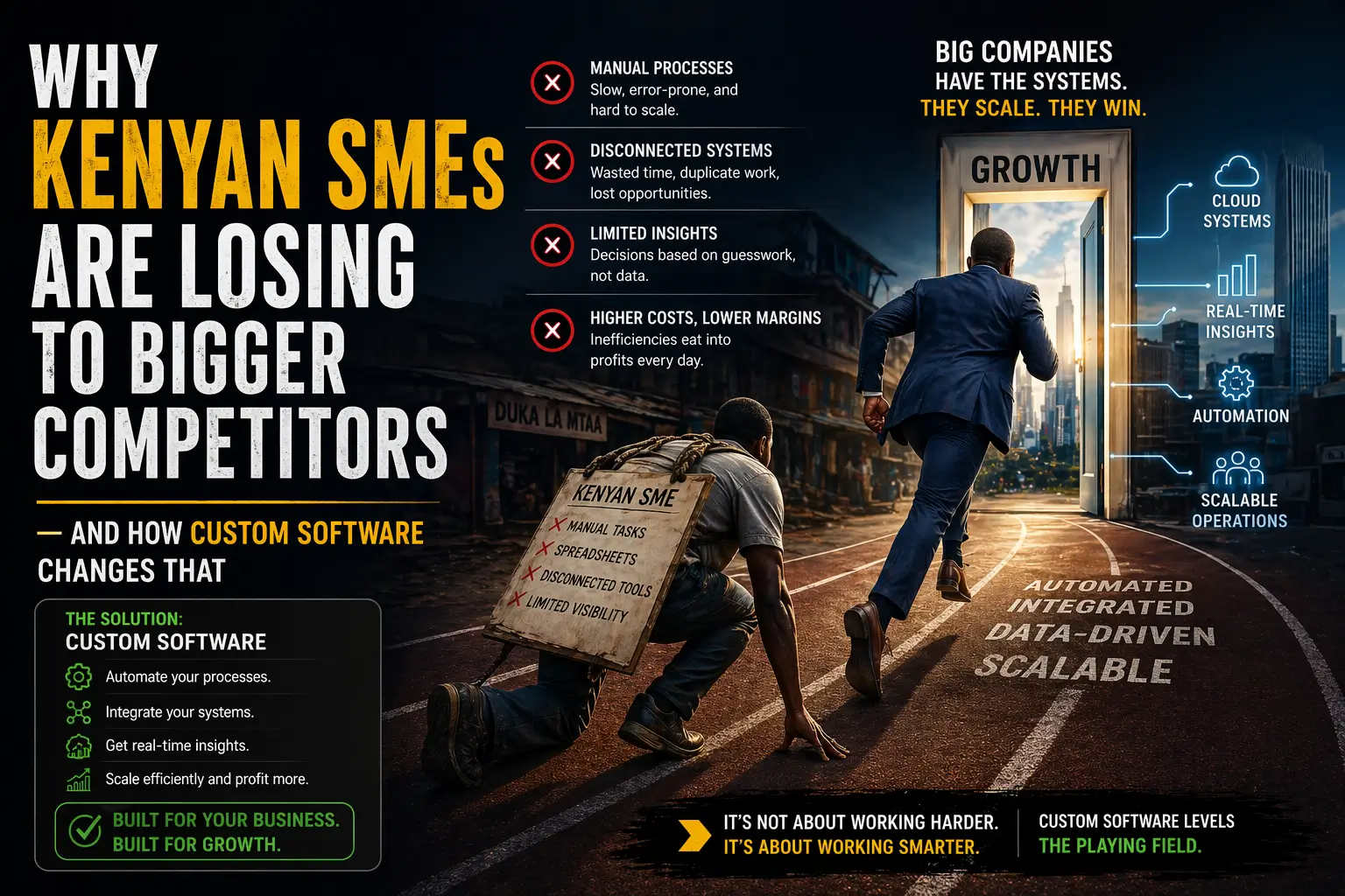 custom software war in Kenya